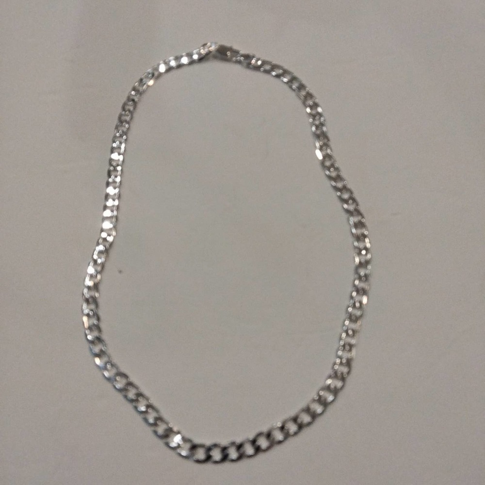 New 925 Sterling Silver cuban chain 8mm link necklace 24"